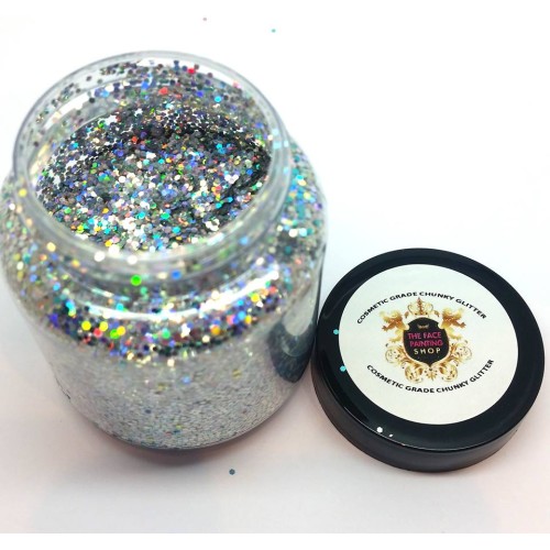 Chunky Glitter Pure Holo Silver 50g (Pure Holo Silver 50g)